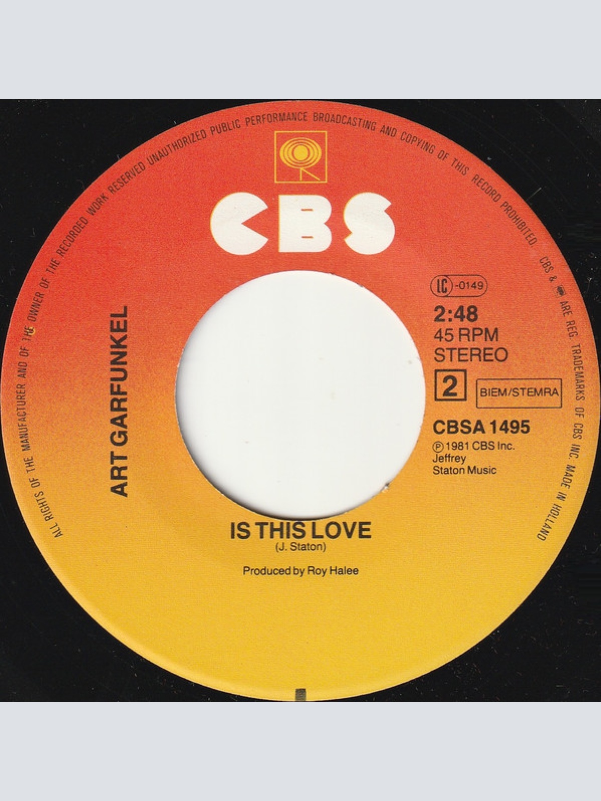 Vinyl / Art Garfunkel - A Heart In New York