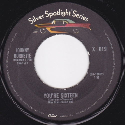 Vinyl / Johnny Burnette - You're Sixteen