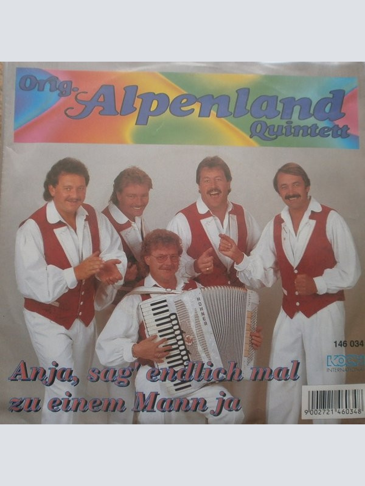 Vinyl / Orig. Alpenland Quintett - Anja, Sag Endlich Mal Zu Einem Mann Ja