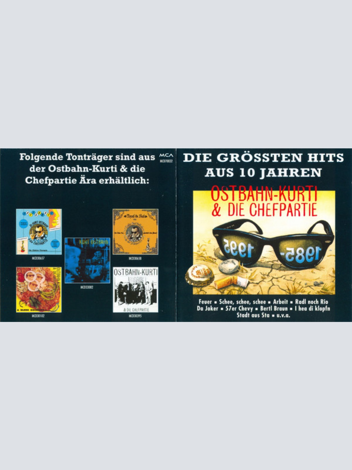 CD / Ostbahn-Kurti & Die Chefpartie - Die Grössten Hits Aus 10 Jahren