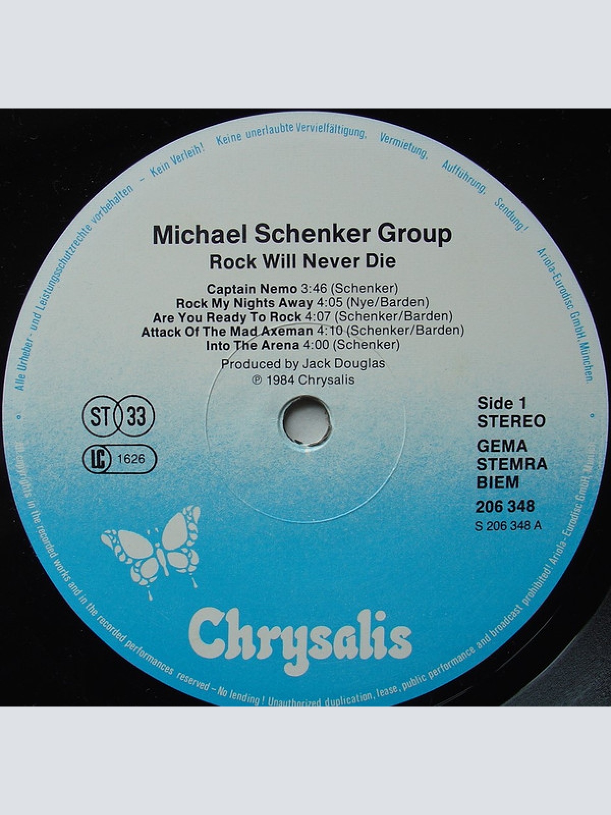 Vinyl / The Michael Schenker Group - Rock Will Never Die