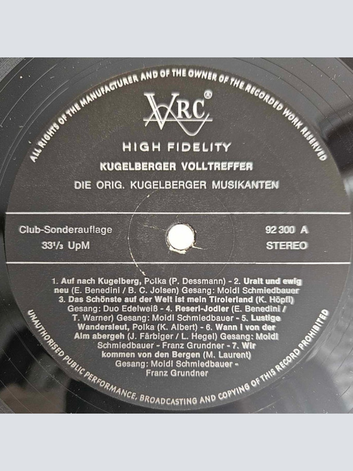 Vinyl / Original Kugelberger Musikanten - Kugelberger Volltreffer