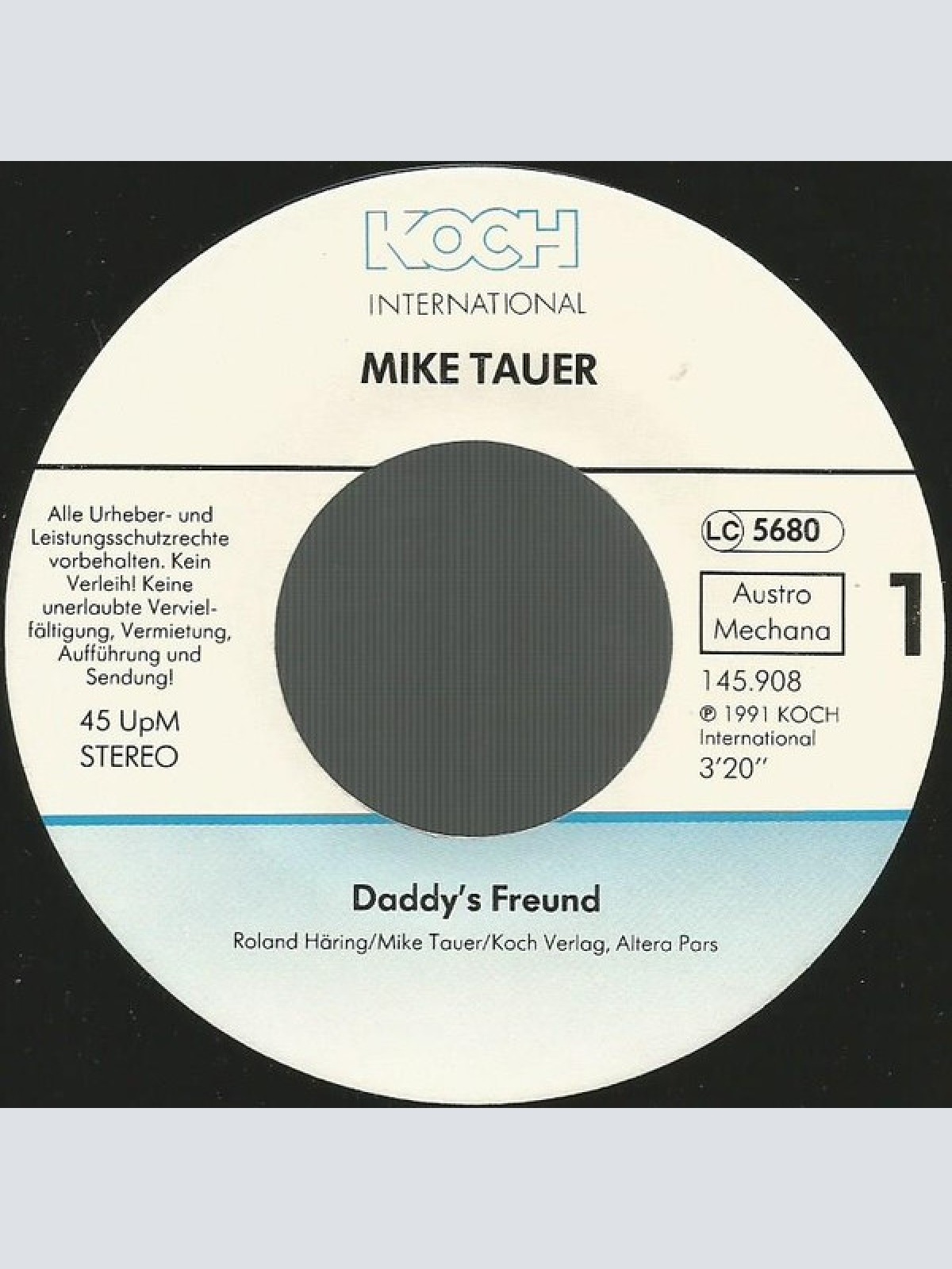 Vinyl / Mike Tauer - Daddy's Freund