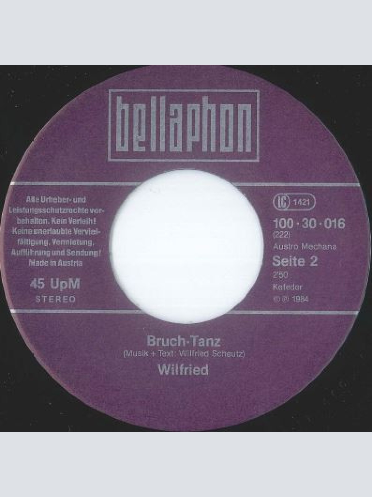 Vinyl / Wilfried - I Like Donnerstag