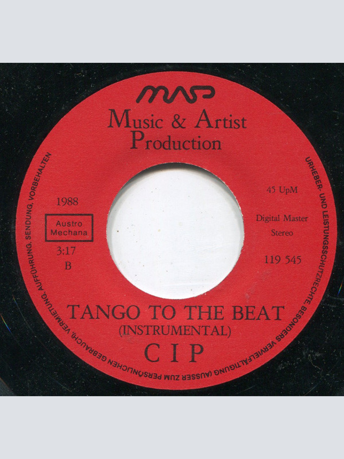 Vinyl / Cip (4) - Tango To The Beat