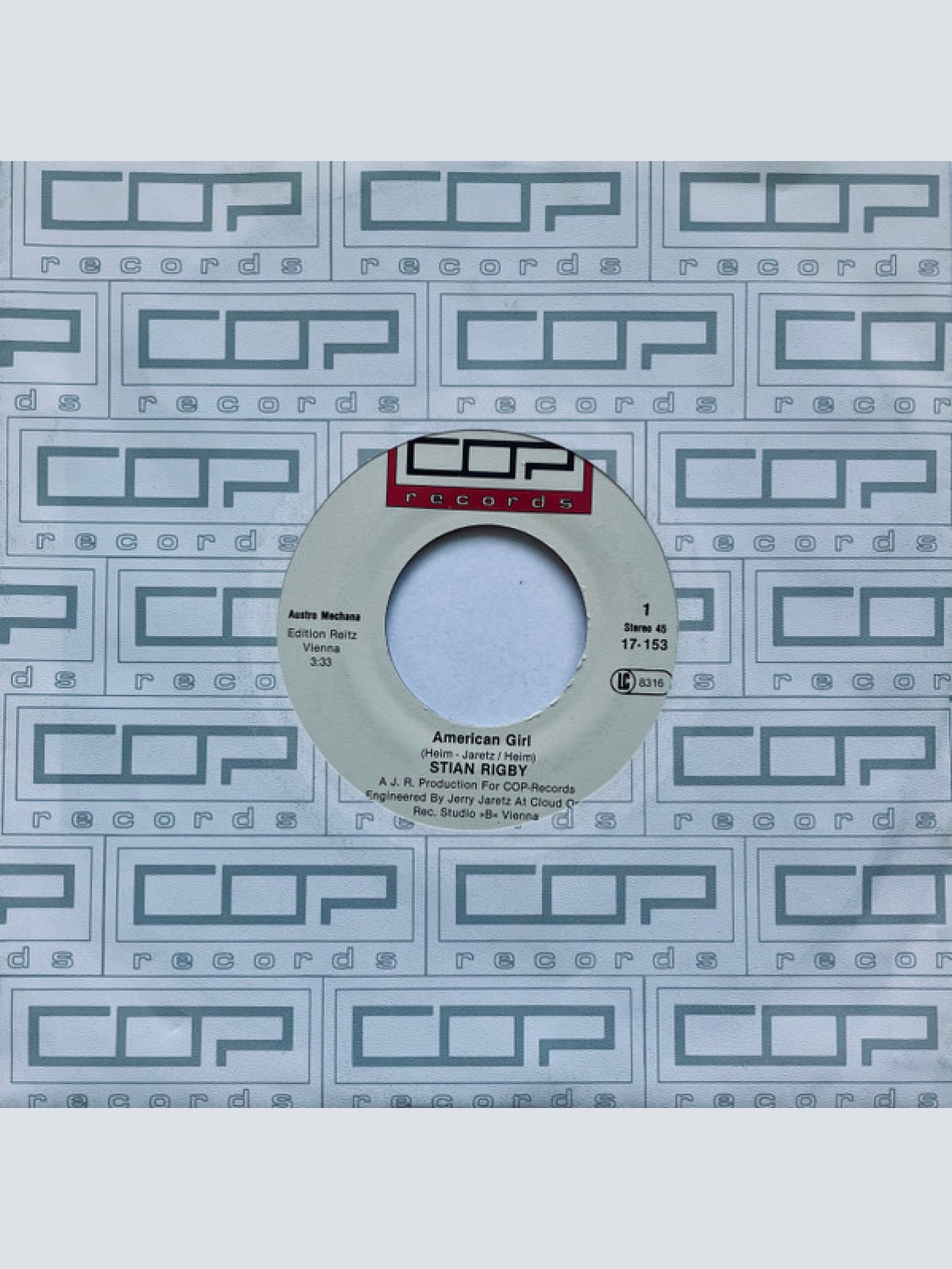 Vinyl / Stian Rigby - American Girl