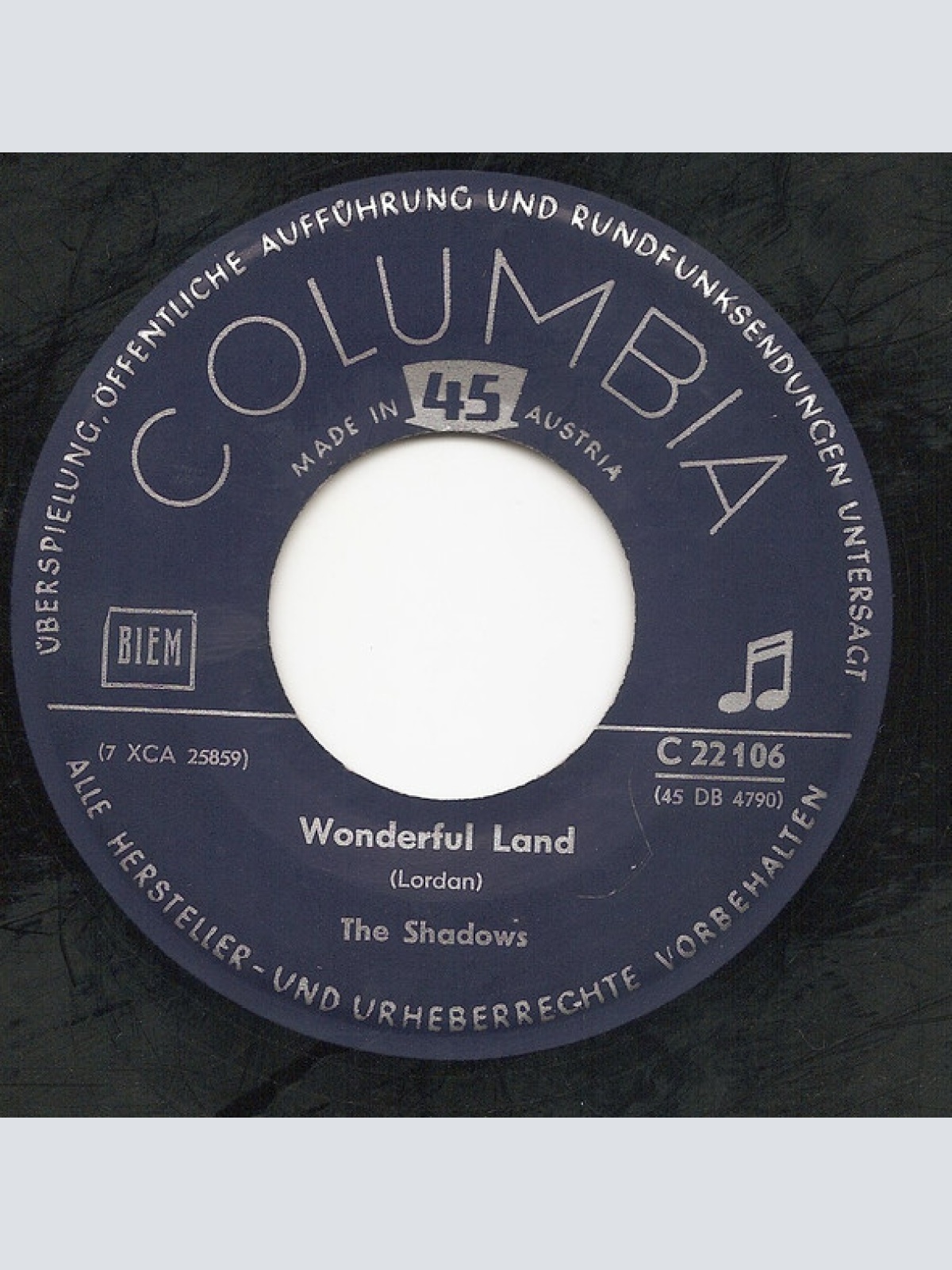 Vinyl / The Shadows - Wonderful Land