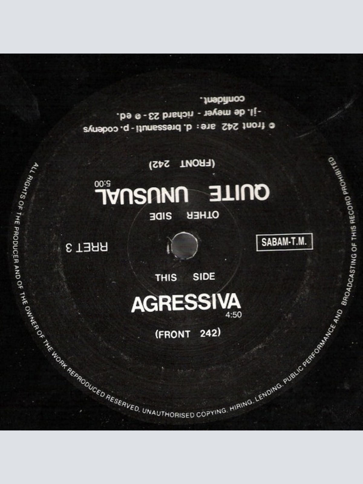 Vinyl / Front 242 - Interception