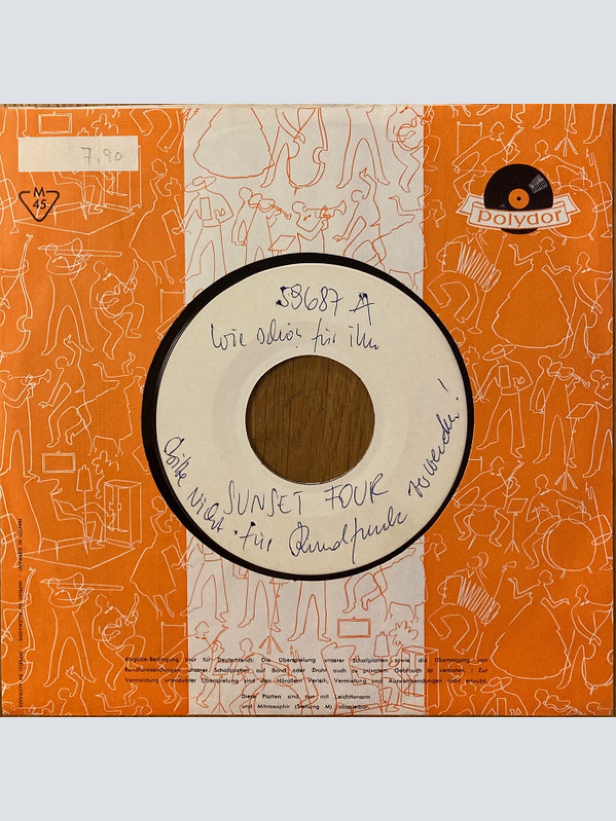 Vinyl / Sunset Four - Wie Schön Für Ihn / Im Abendwind