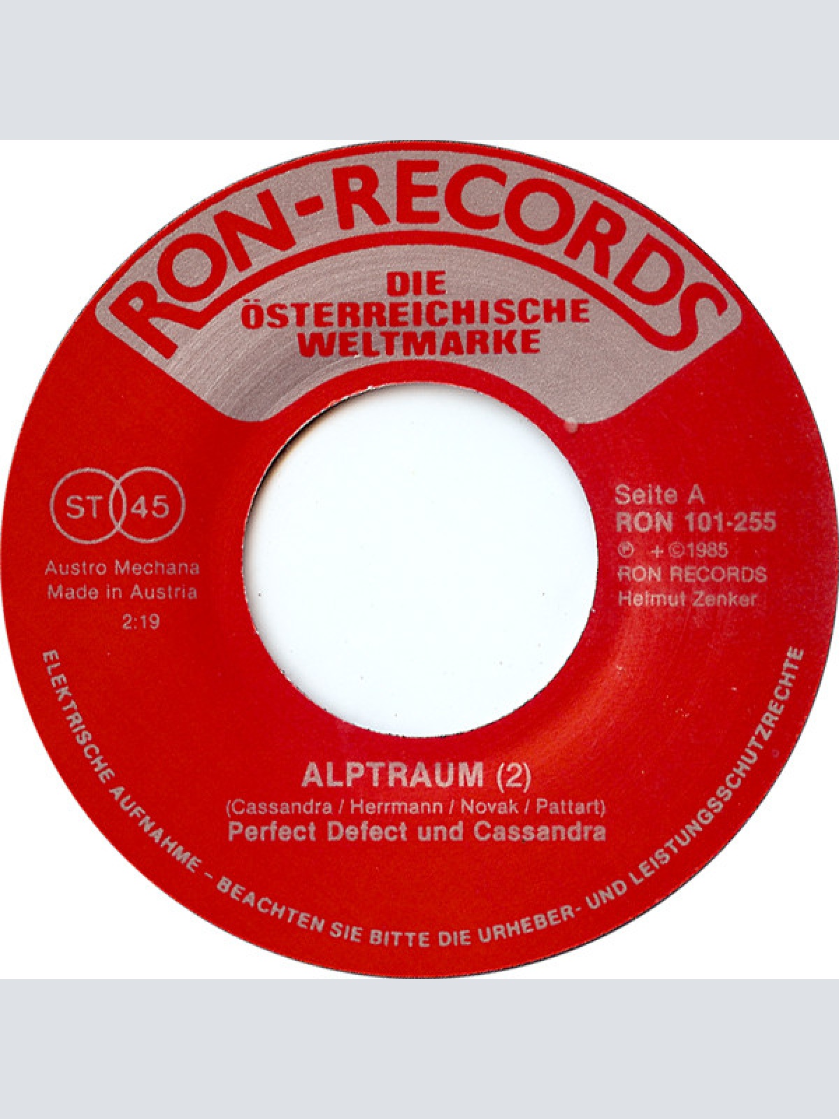 Vinyl / Perfect Defect - Alptraum