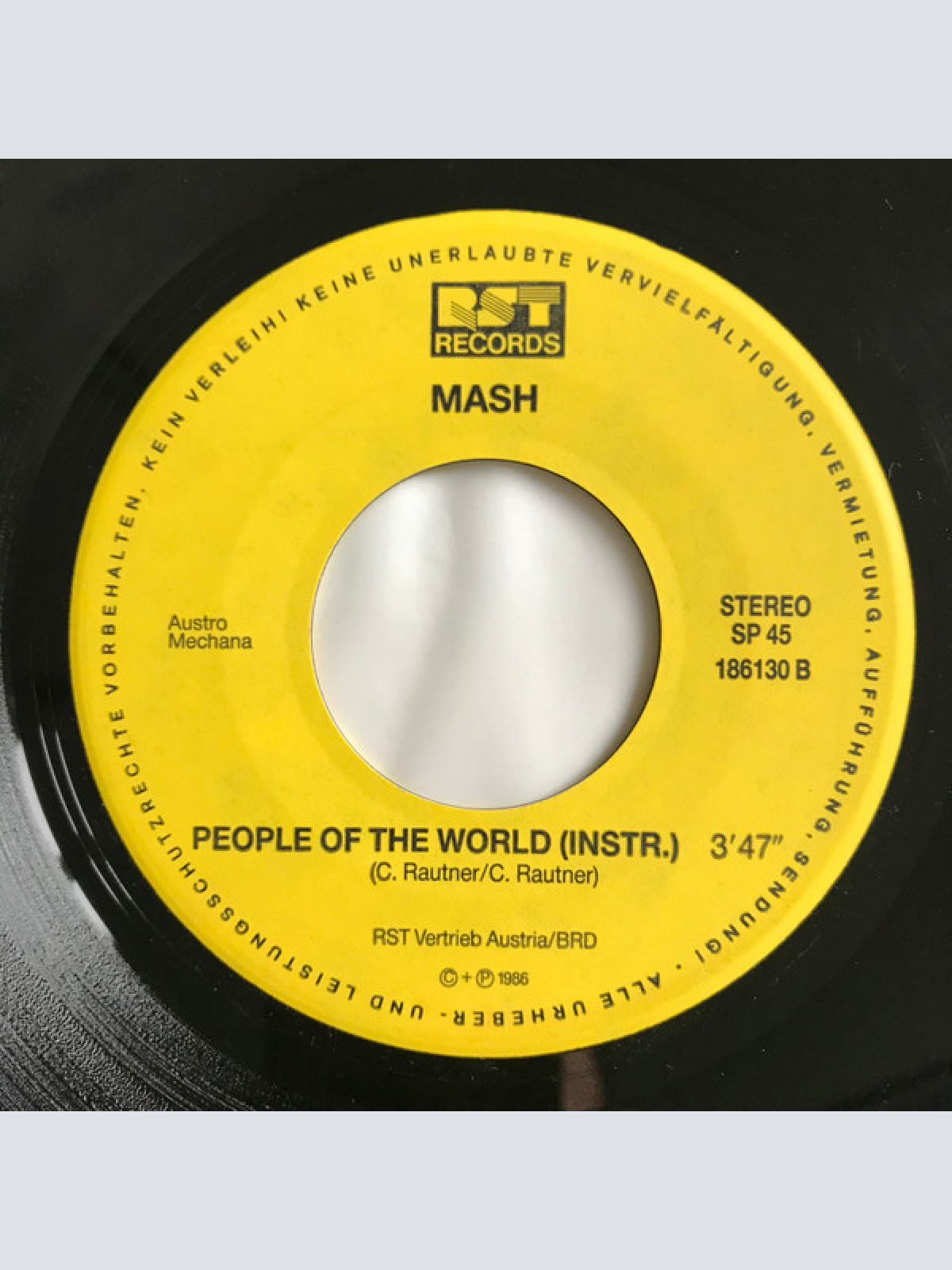 Vinyl / Mash (21) - People Of The World