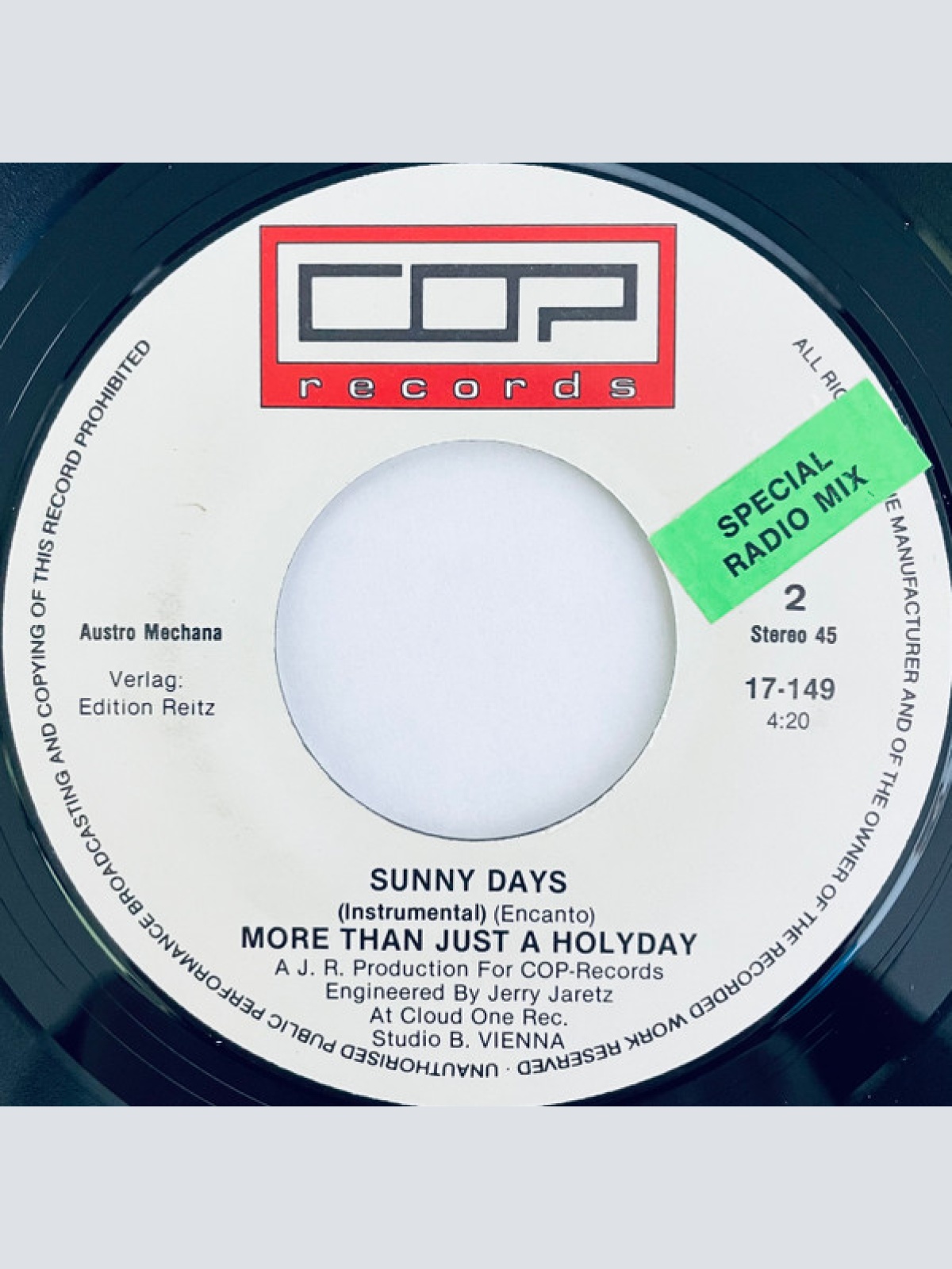 Vinyl / More Than Just A Holyday* - Lady Blue