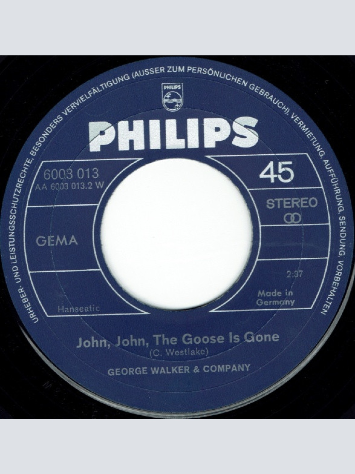 Vinyl / George Walker & Company - Holly Holy