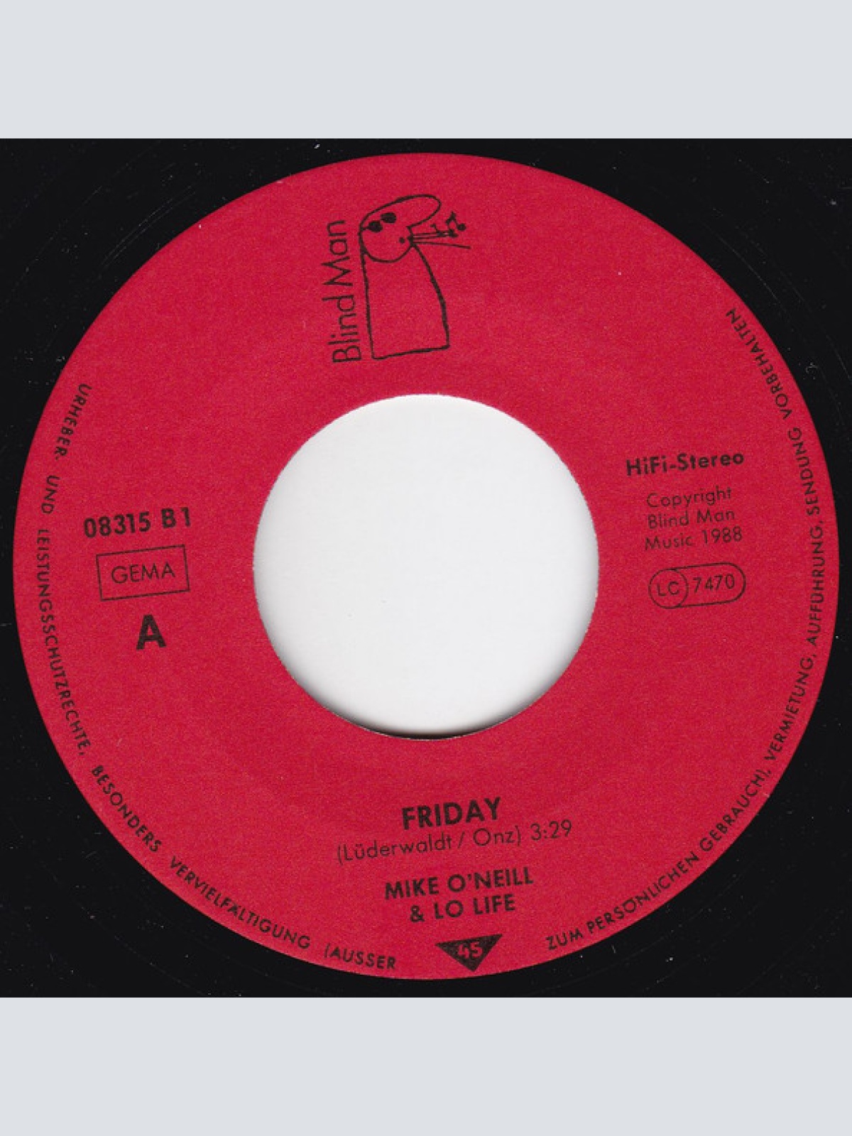 Vinyl / Mike O'Neill & Lo Life* - Friday