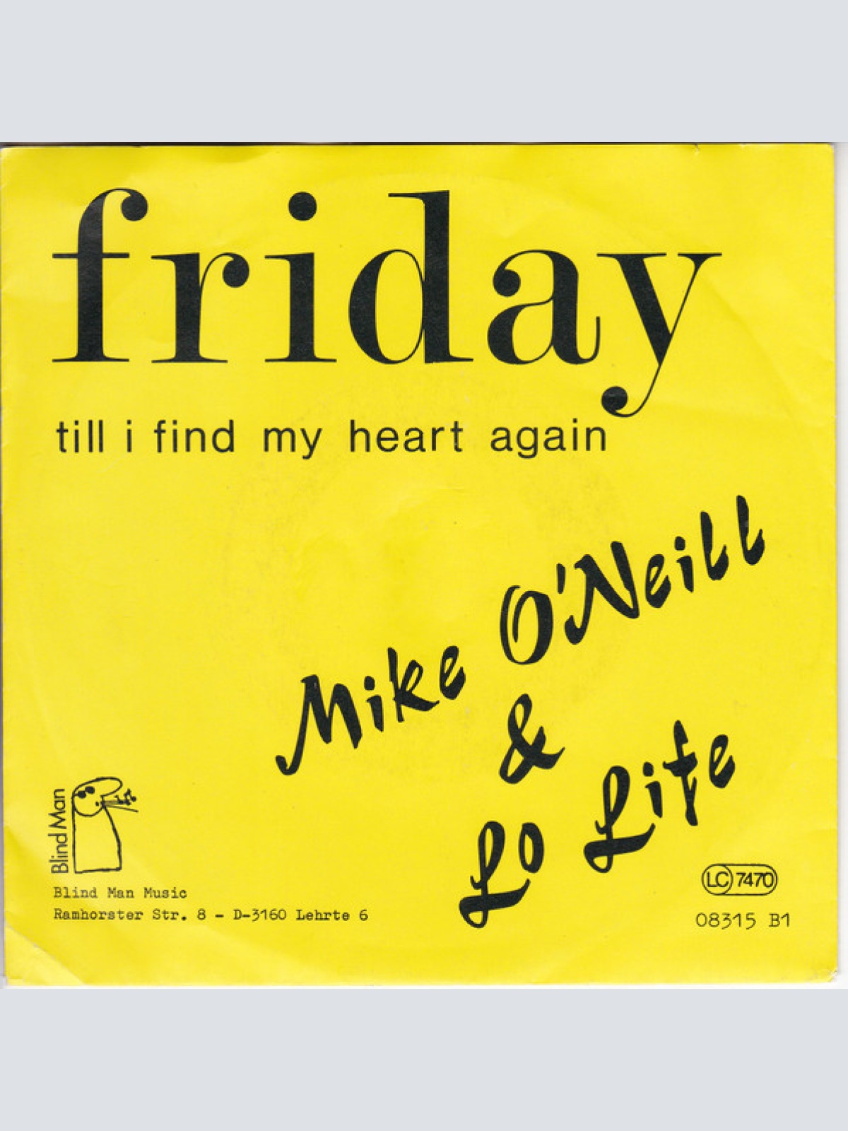 Vinyl / Mike O'Neill & Lo Life* - Friday