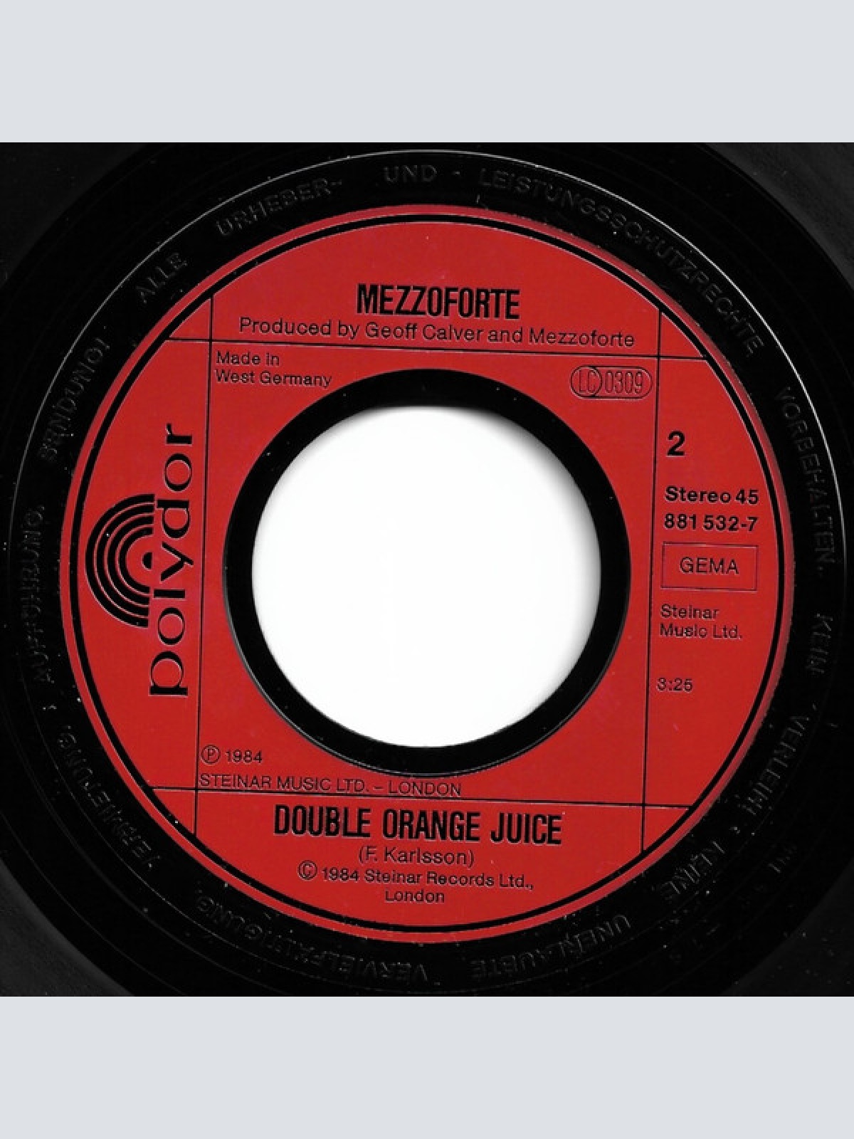 Vinyl / Mezzoforte - Take Off