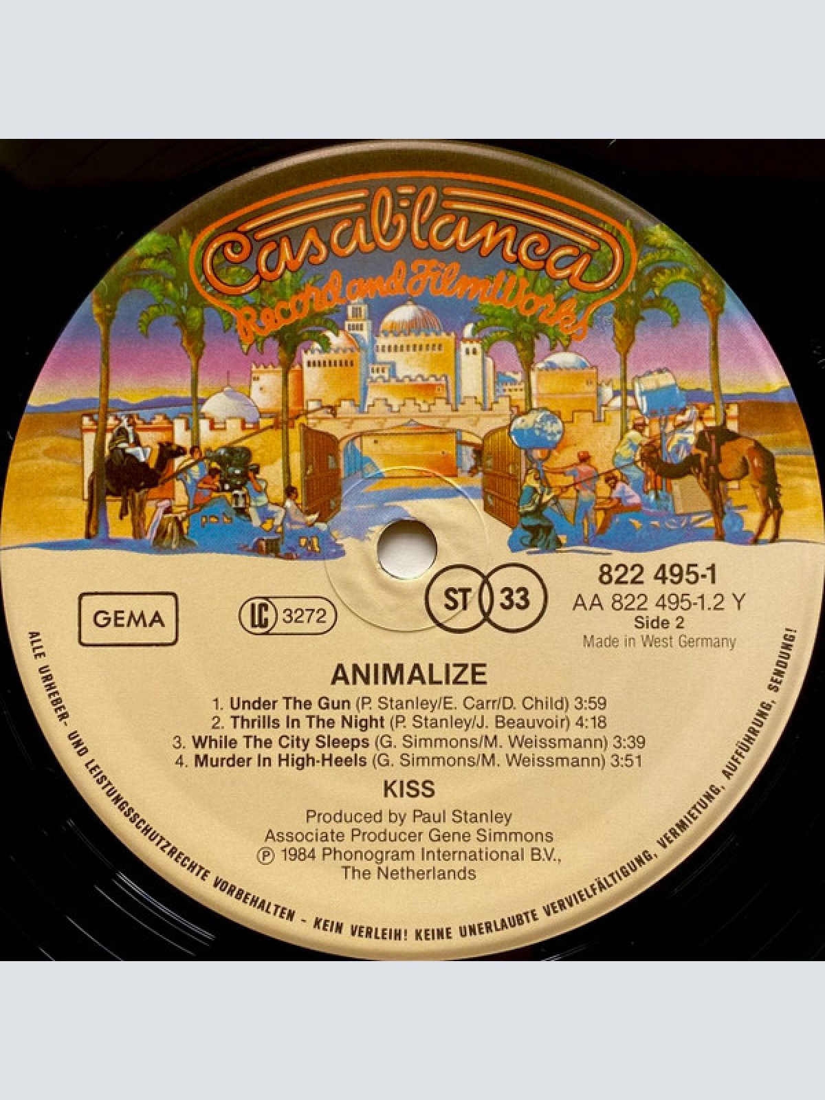 Vinyl / Kiss - Animalize