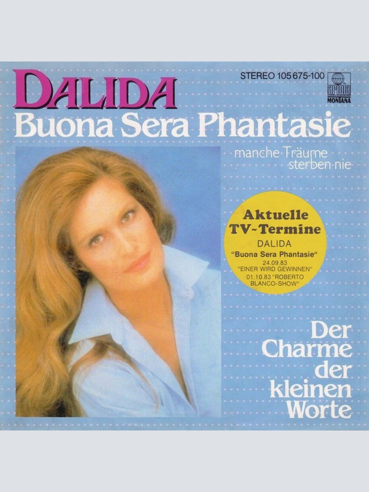 Vinyl / Dalida - Buona Sera Phantasie / Der Charme Der Kleinen Worte
