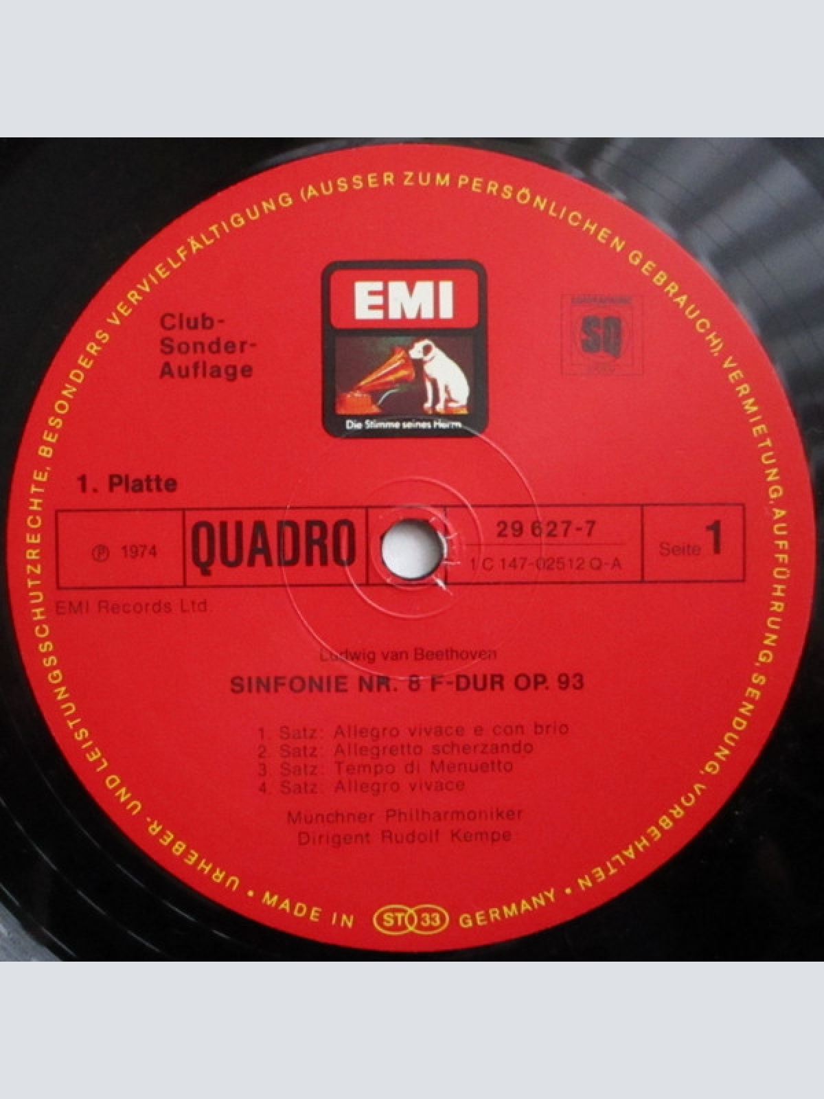 Vinyl / Ludwig Van Beethoven, Philharmonischer Chor München, Münchner Motetten-Chor*, Münchner Philharmoniker - Sinfonie Nr. 8 F-dur Op. 93 Sinfonie Nr. 9 D-moll Op. 125