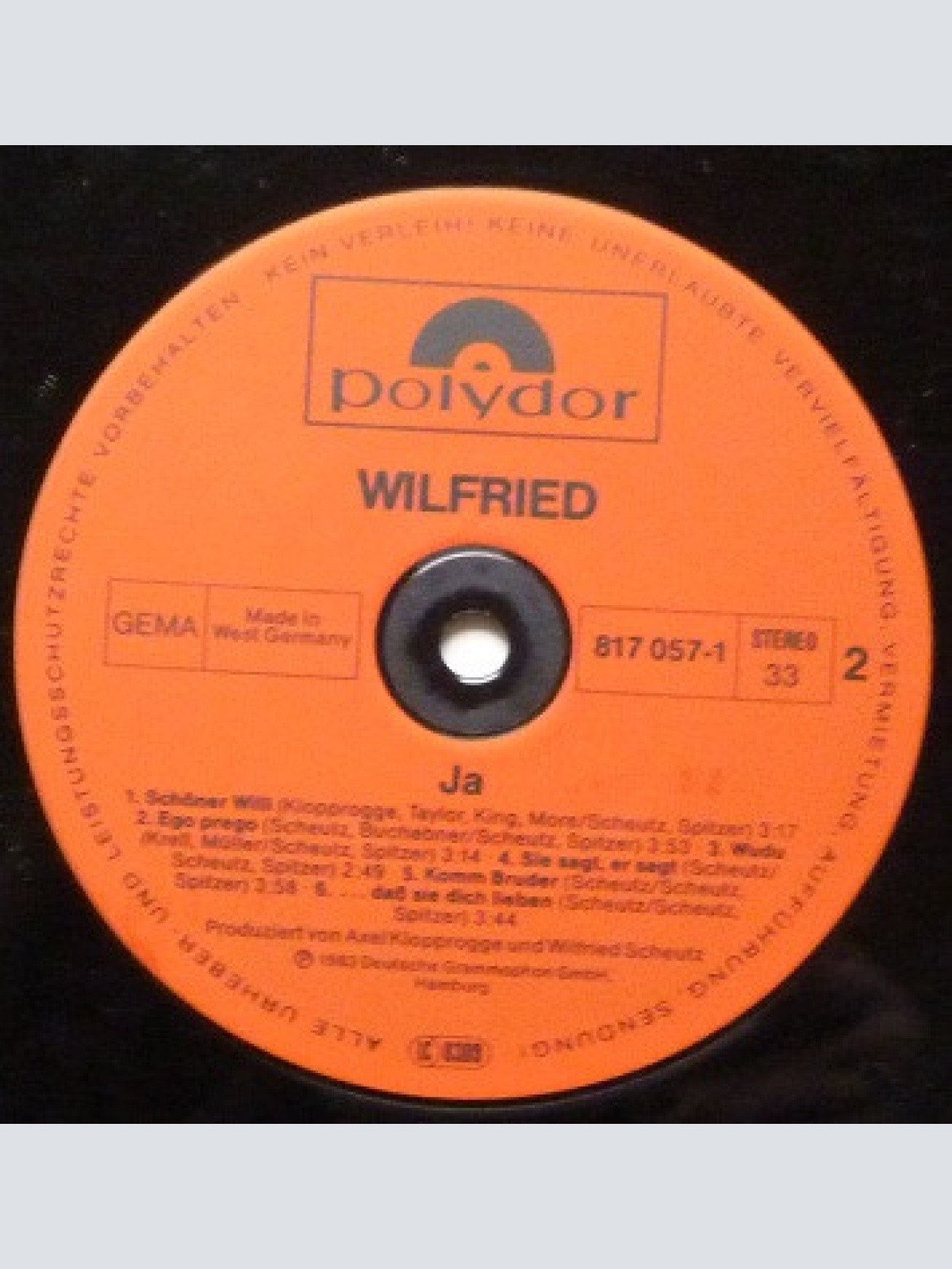 Vinyl / Wilfried - Ja