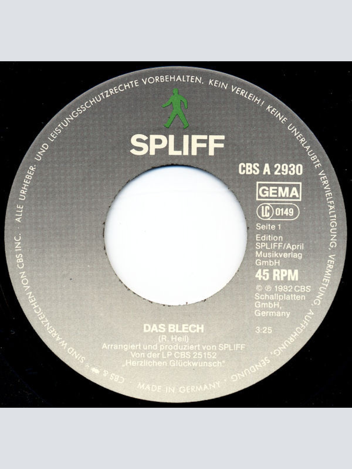 Vinyl / Spliff - Das Blech