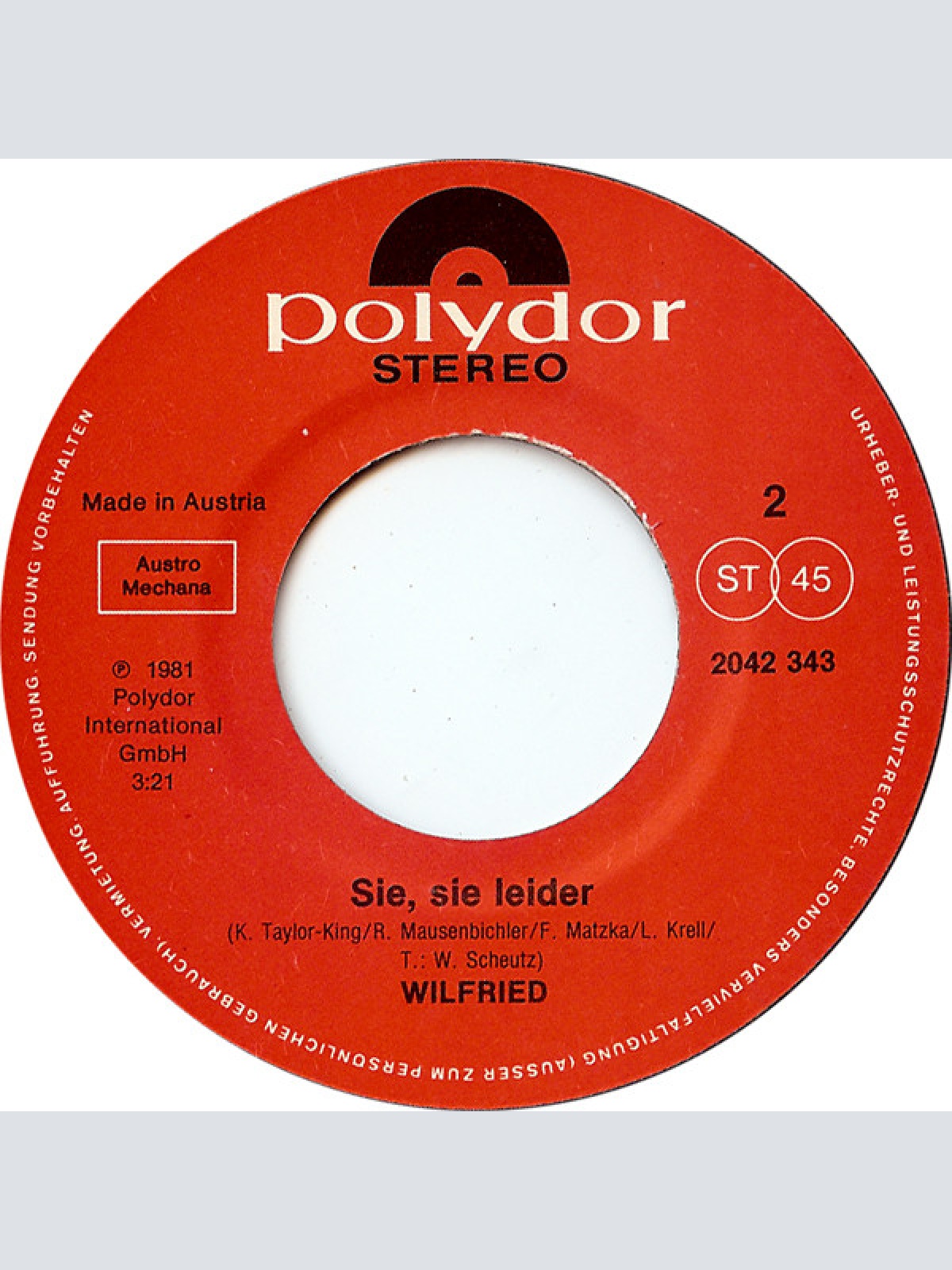 Vinyl / Wilfried - Highdelbeeren