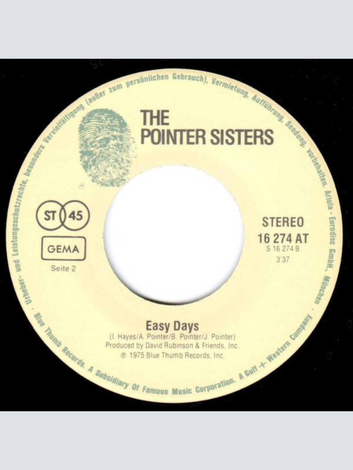 Vinyl / Pointer Sisters - How Long (Betcha' Got A Chick On The Side)