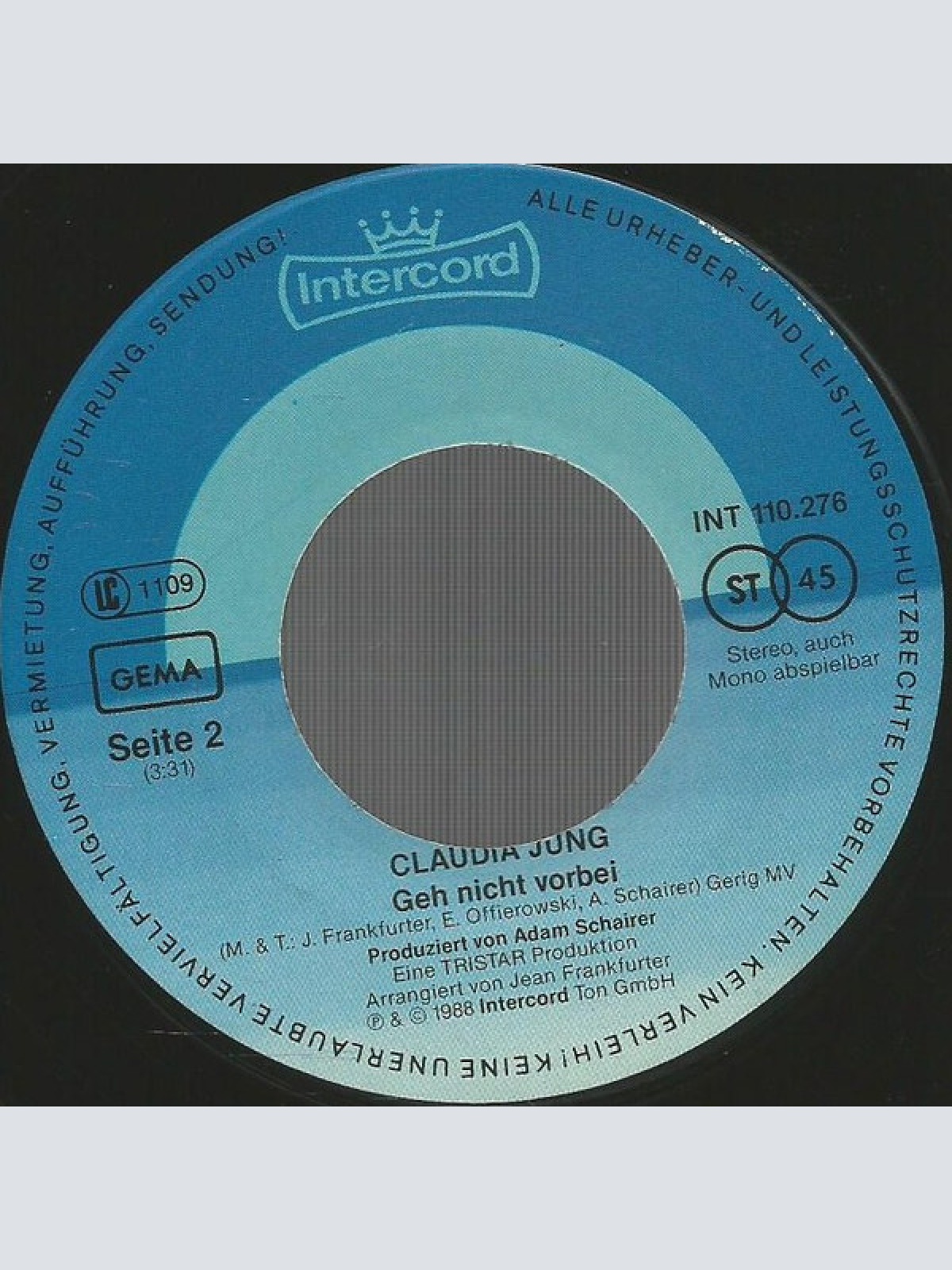 Vinyl / Claudia Jung - Halt Mich Fest