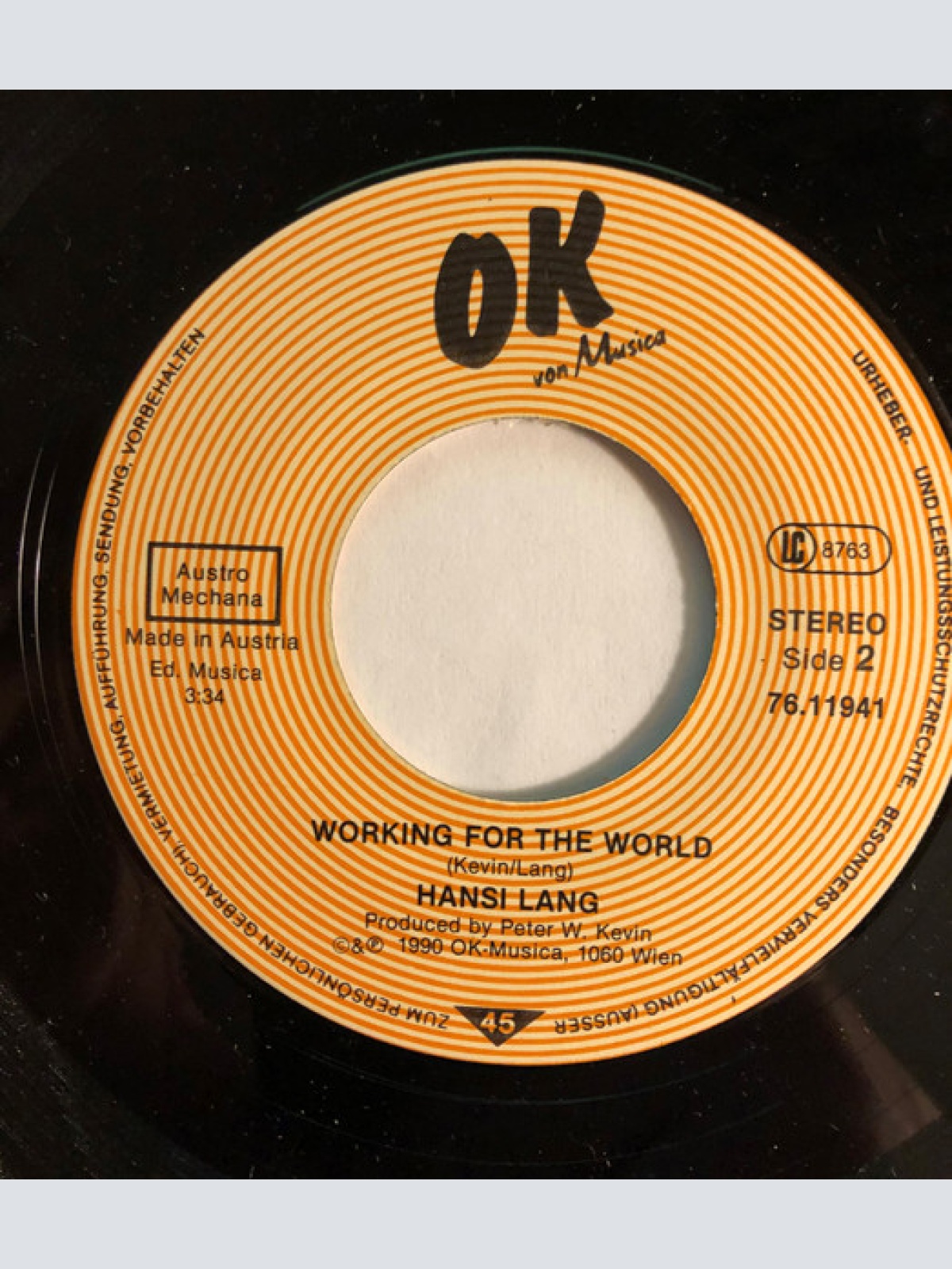 Vinyl / Hansi Lang - A Stronger Love