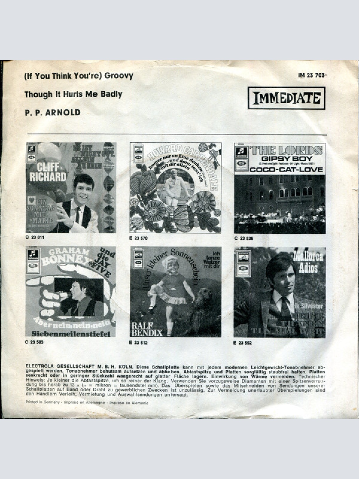 Vinyl / P.P. Arnold - (If You Think You're) Groovy