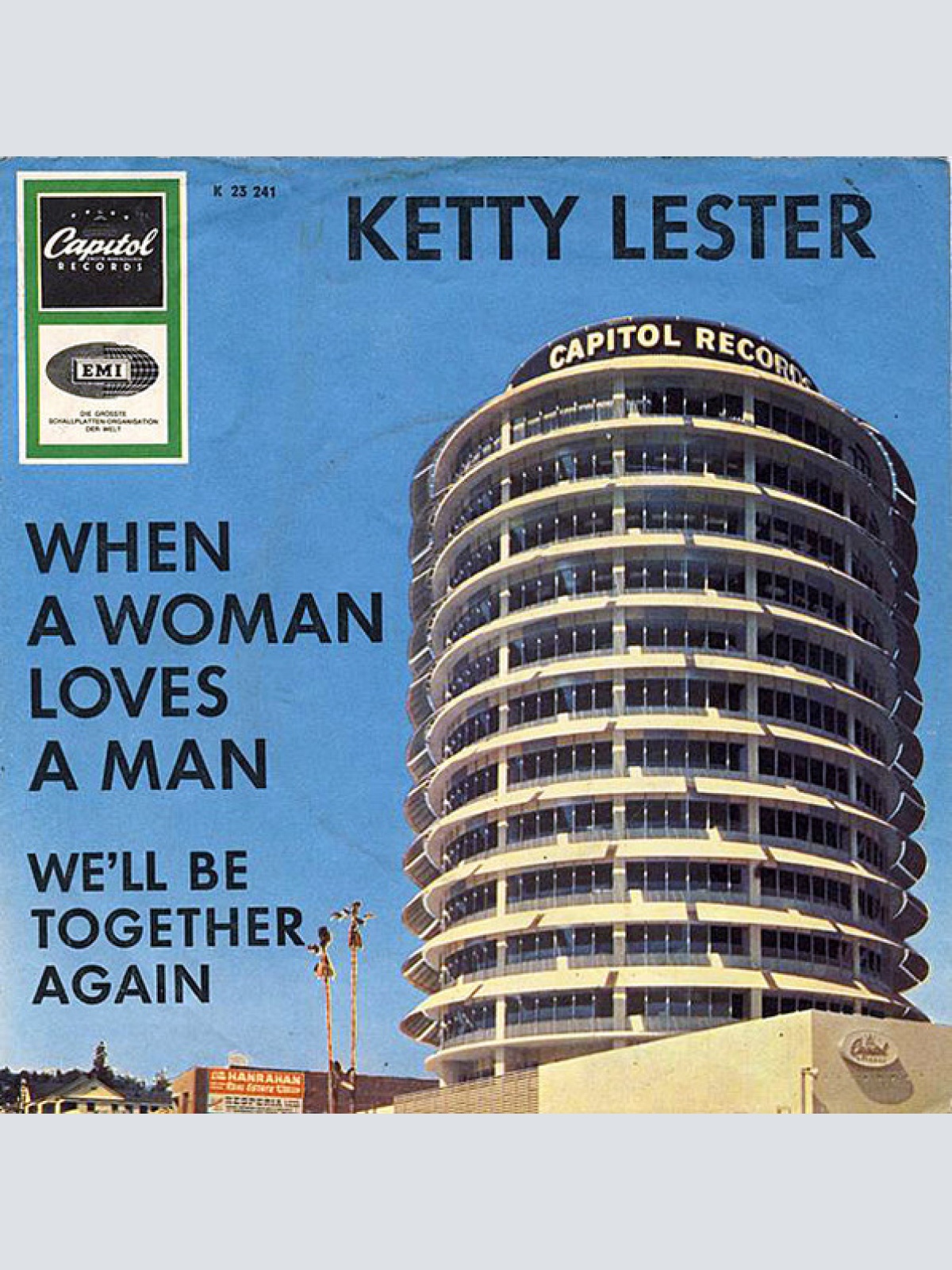 Vinyl / Ketty Lester - When A Woman Loves A Man / We'll Be Together Again