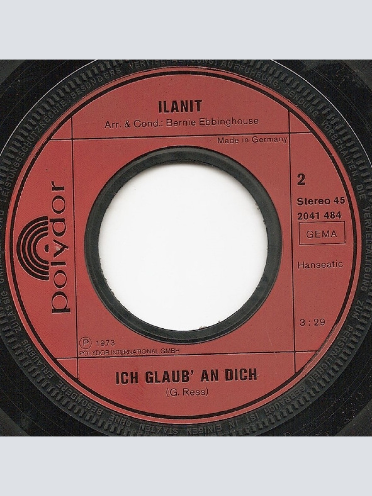 Vinyl / Ilanit - Sommer Geh Nicht Fort