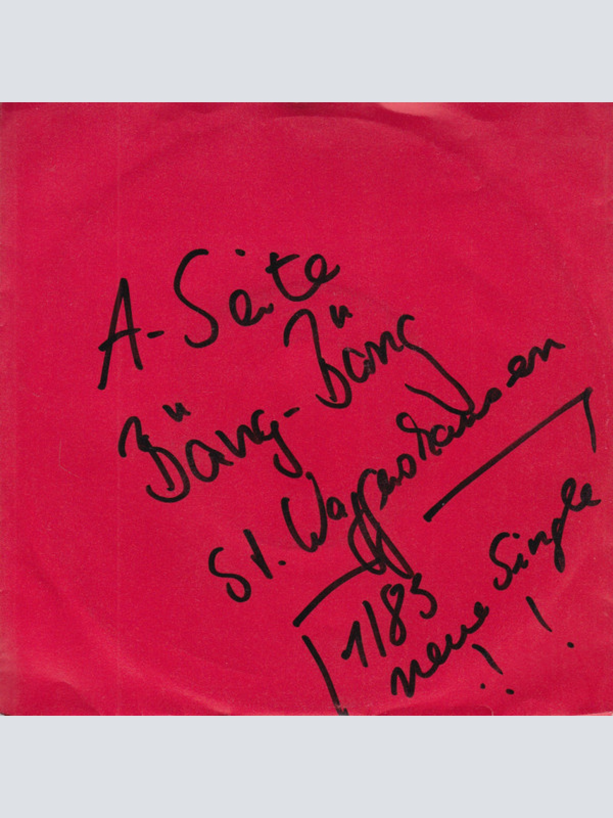 Vinyl / Stefan Waggershausen - Bäng Bäng