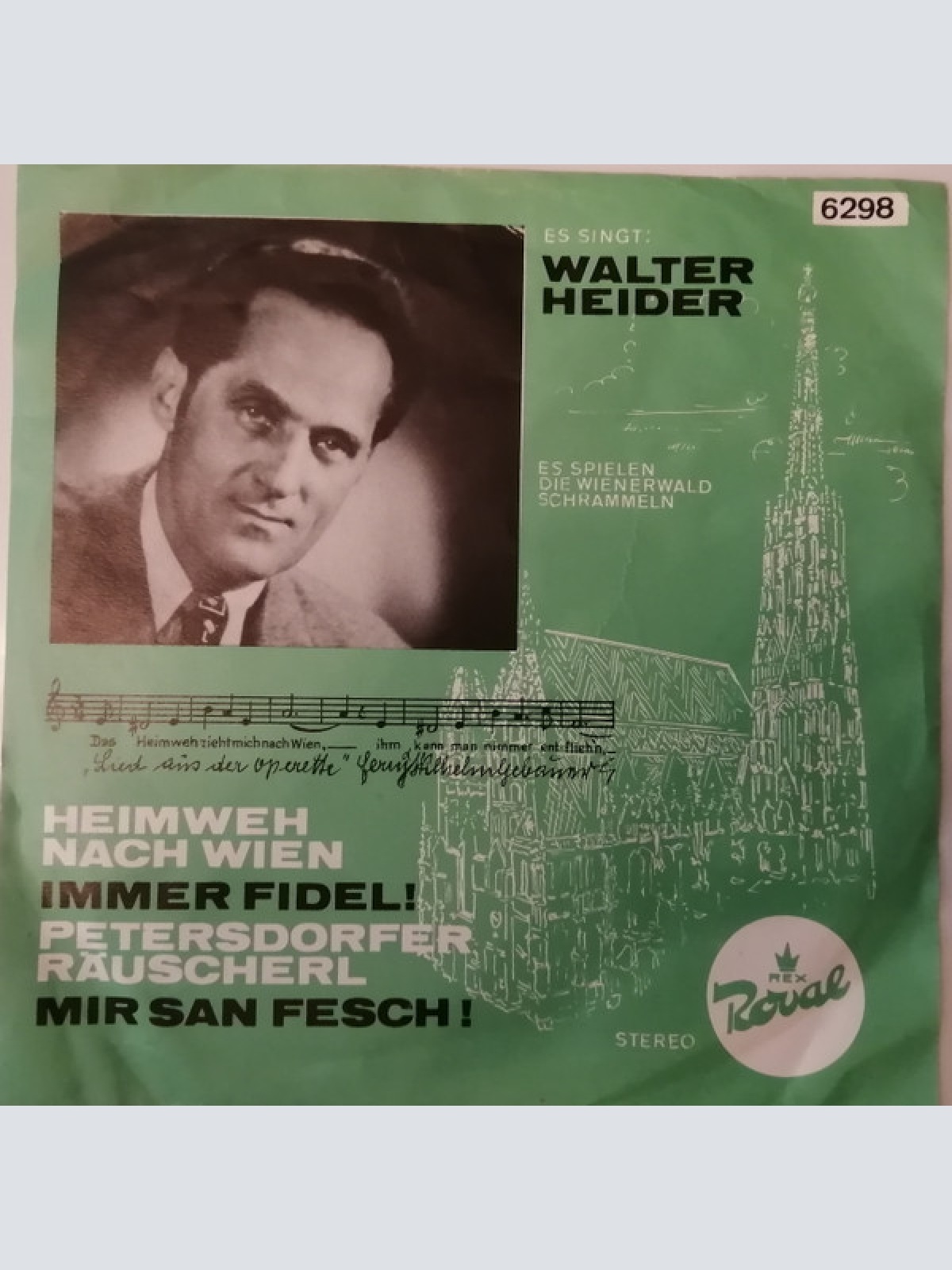 Vinyl / Walter Heider – Es Spielen Die Die Wienerwald Schrammeln* - Immer Fidel!