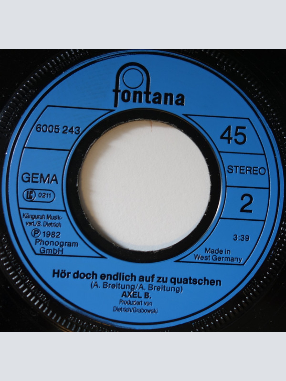 Vinyl / Axel B.* - Der Hammer