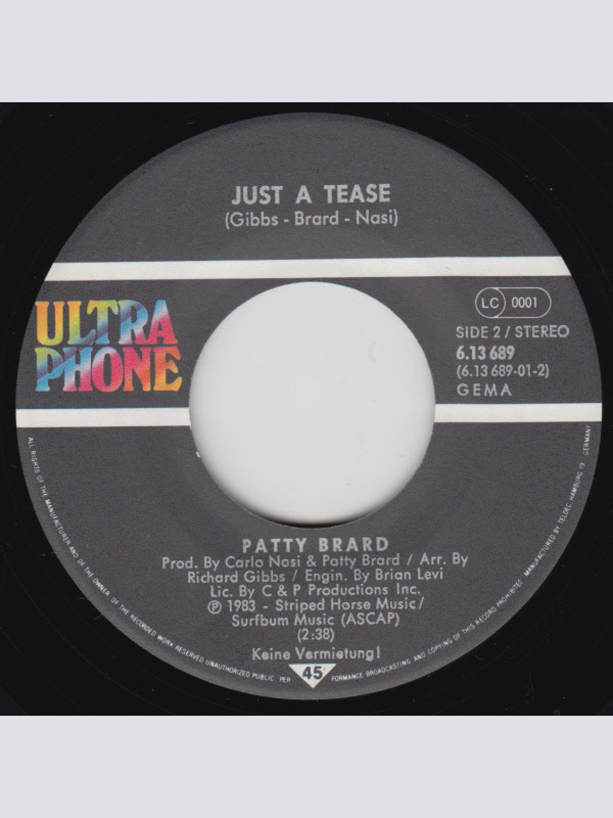 Vinyl / Patty Brard - You Stole A Little Piece Of My Heart