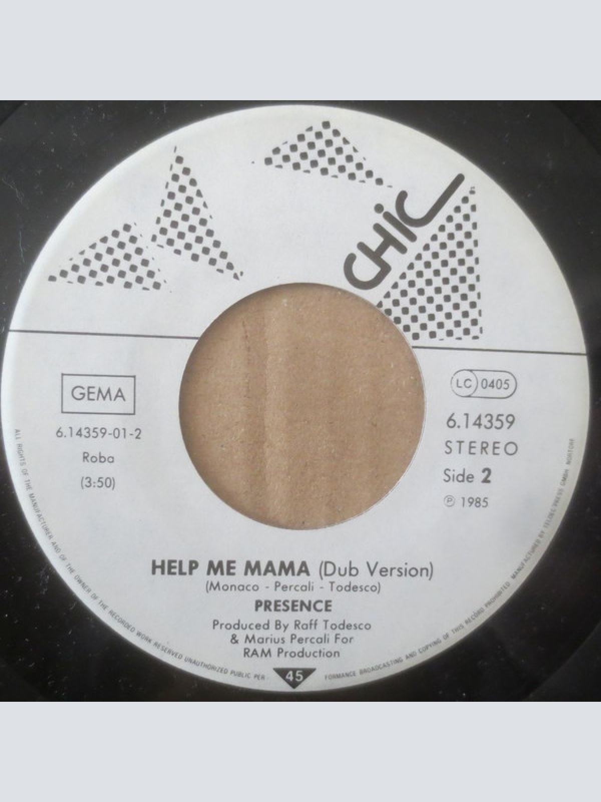 Vinyl / Presence (3) - Help Me Mama