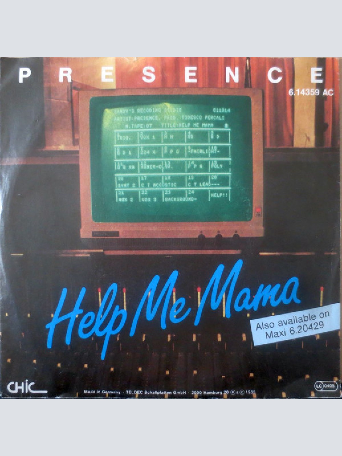 Vinyl / Presence (3) - Help Me Mama