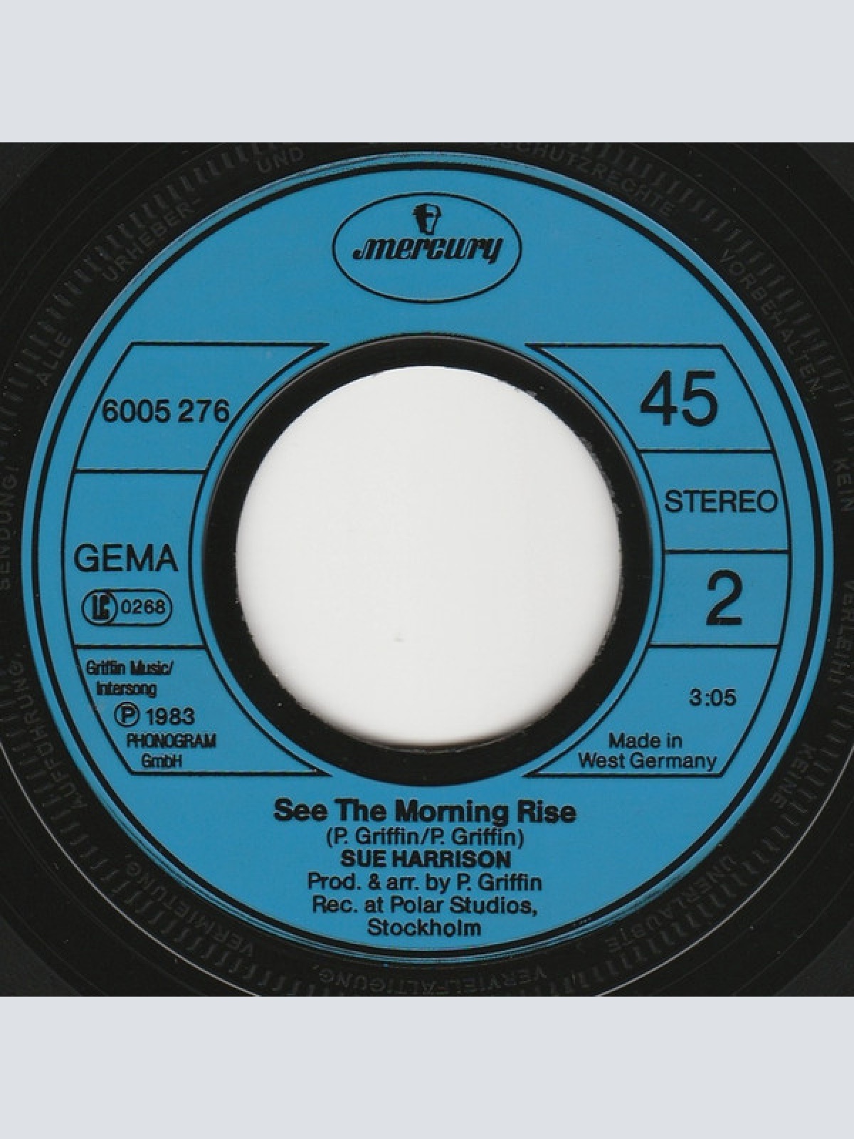 Vinyl / Sue Harrison - Shot