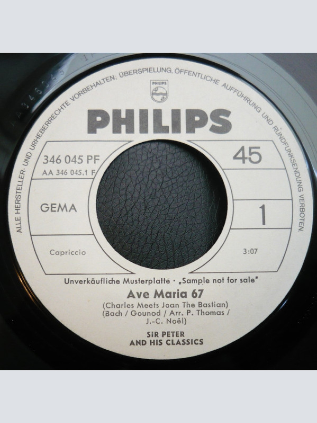 Vinyl / Sir Peter And His Classics* - Ave Maria 67