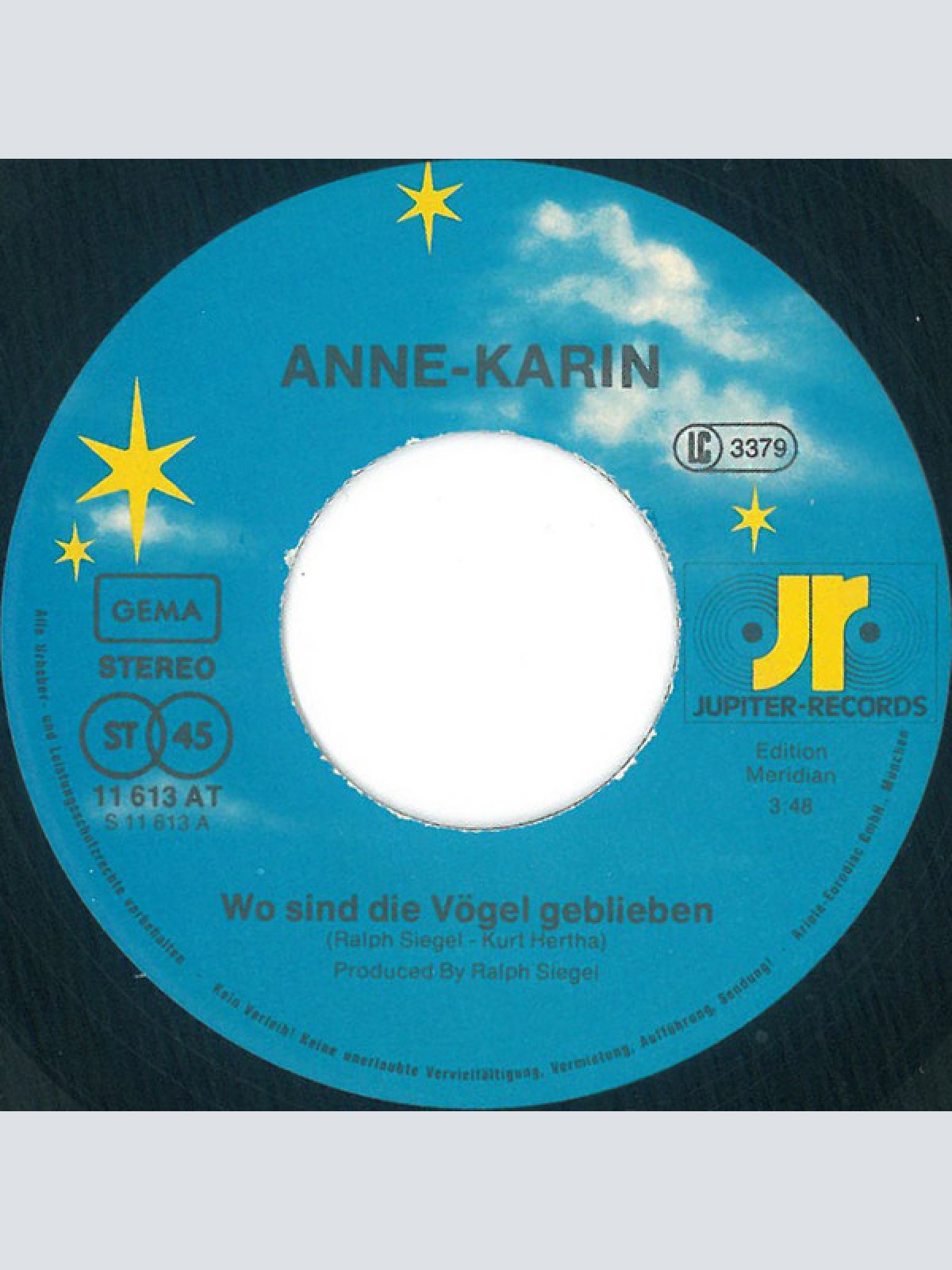Vinyl / Anne-Karin* - Wo Sind Die Vögel Geblieben