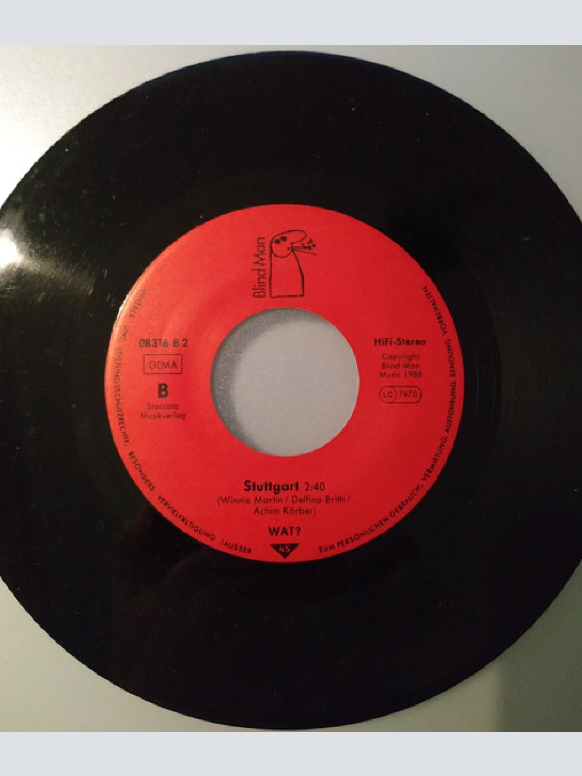 Vinyl / WAT? - Die Düne wackelt / Stuttgart