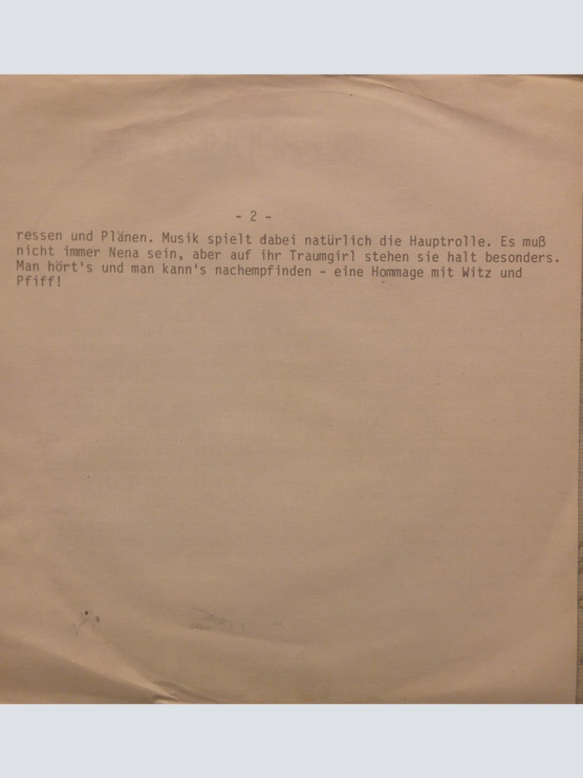 Vinyl / M.A.X. (4) - Nena, Oh Nena!