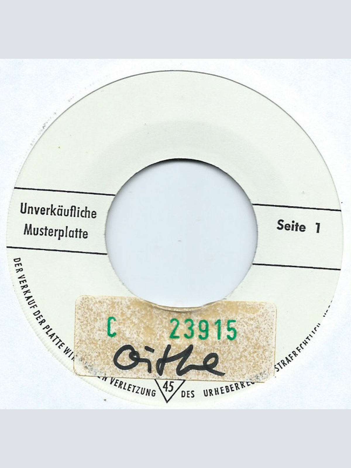 Vinyl / Gitte* - Die Souvenirs Von Dir / Ganz Oder Aber Gar Nicht