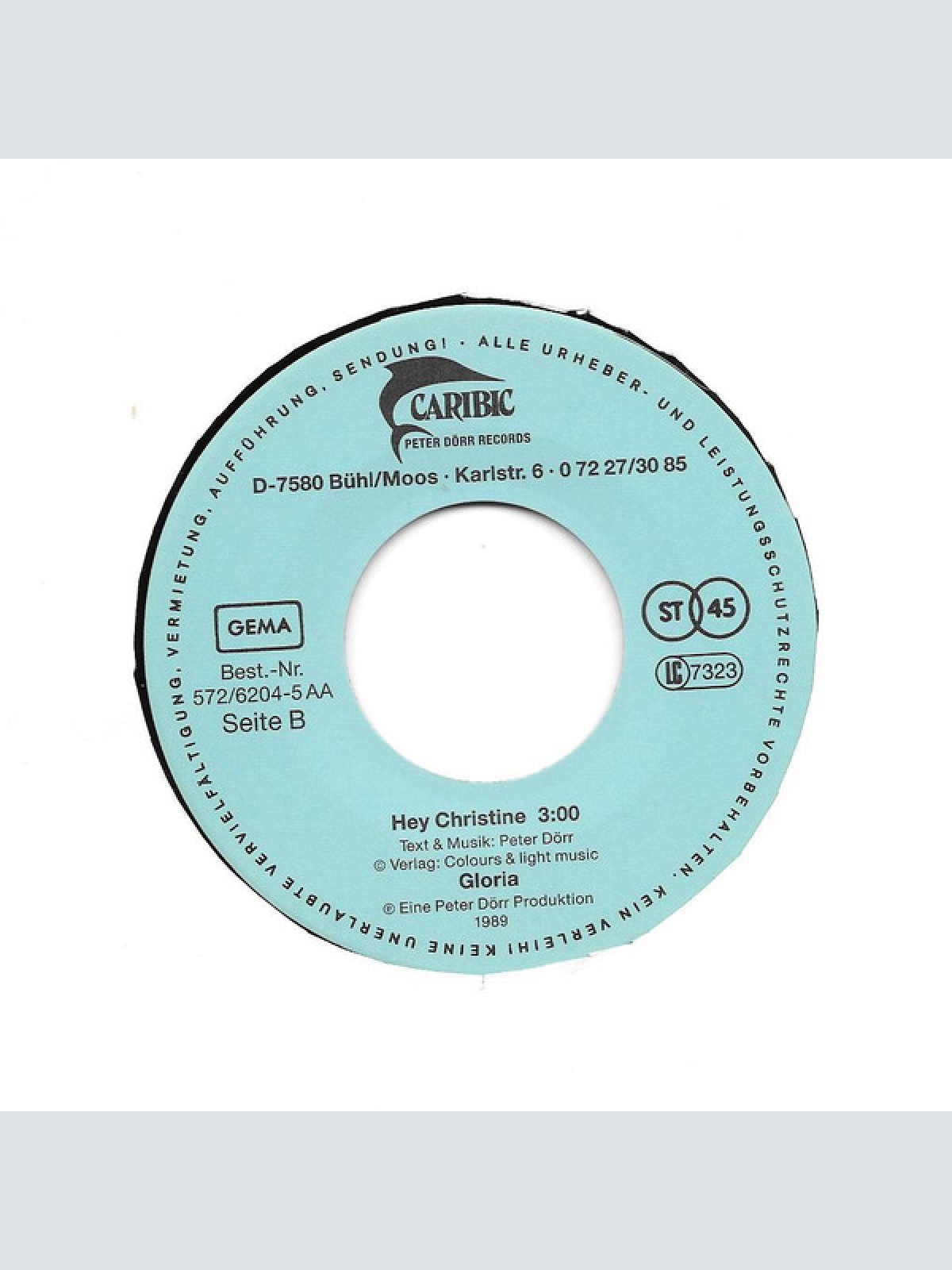 Vinyl / Gloria (5) - Träumen - Das Heißt Leben