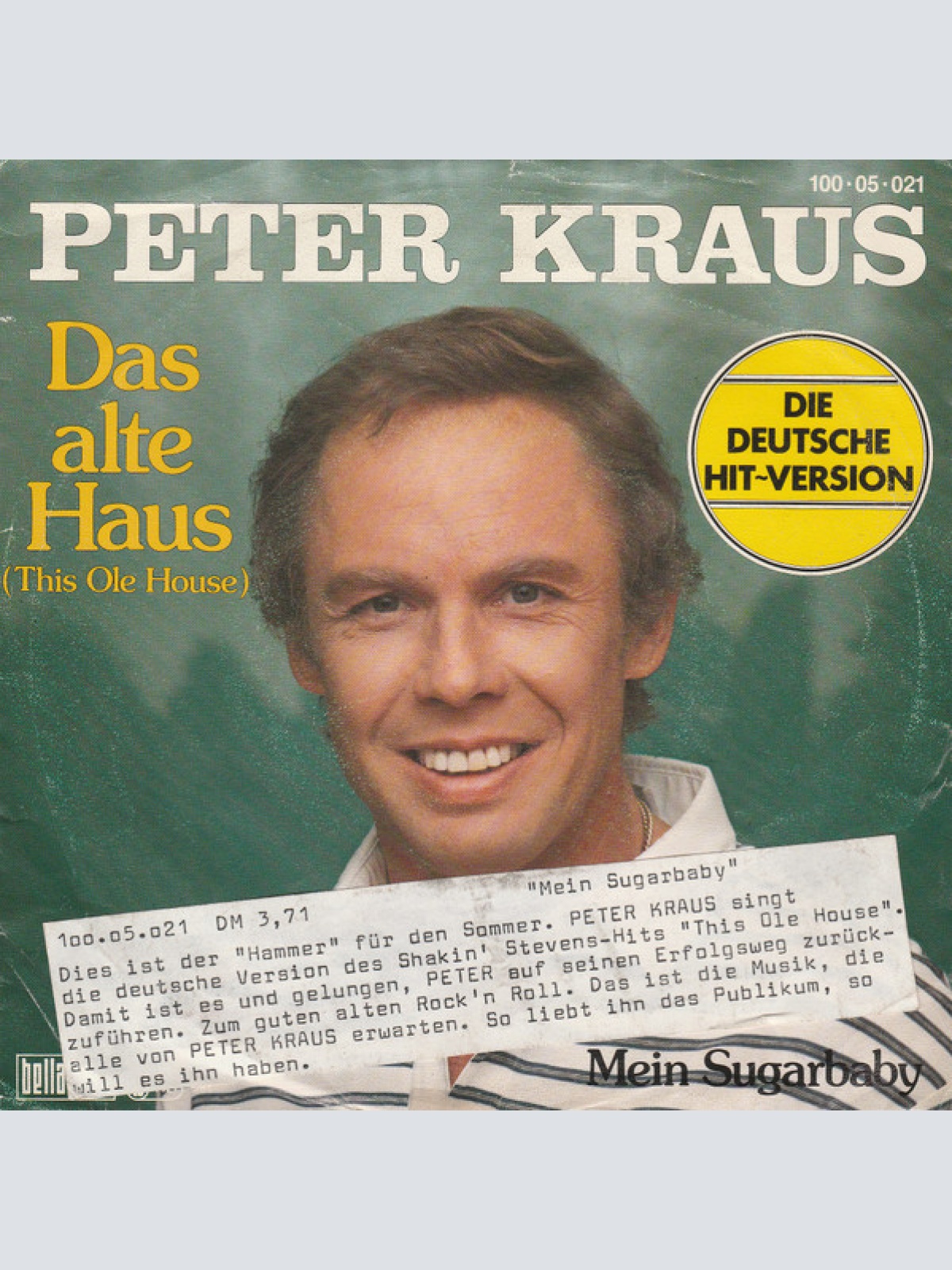 Vinyl / Peter Kraus - Das Alte Haus (This Ole House)
