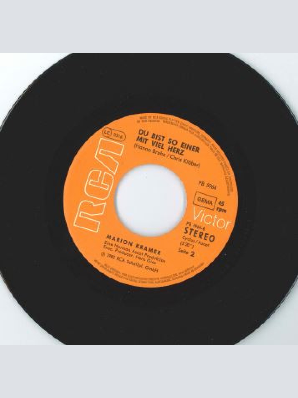 Vinyl / Marion Kramer - Genug Ist Genug