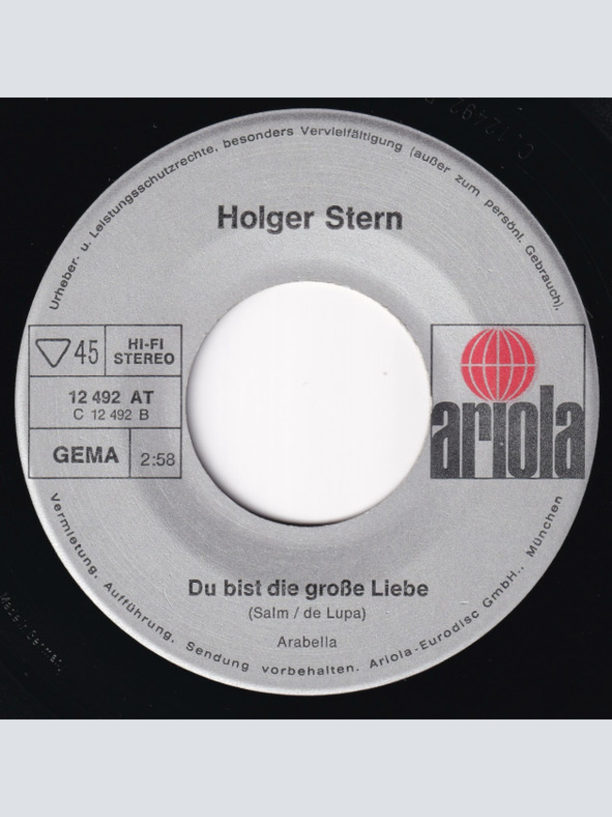 Vinyl / Holger Stern - Nächte Im Schatten