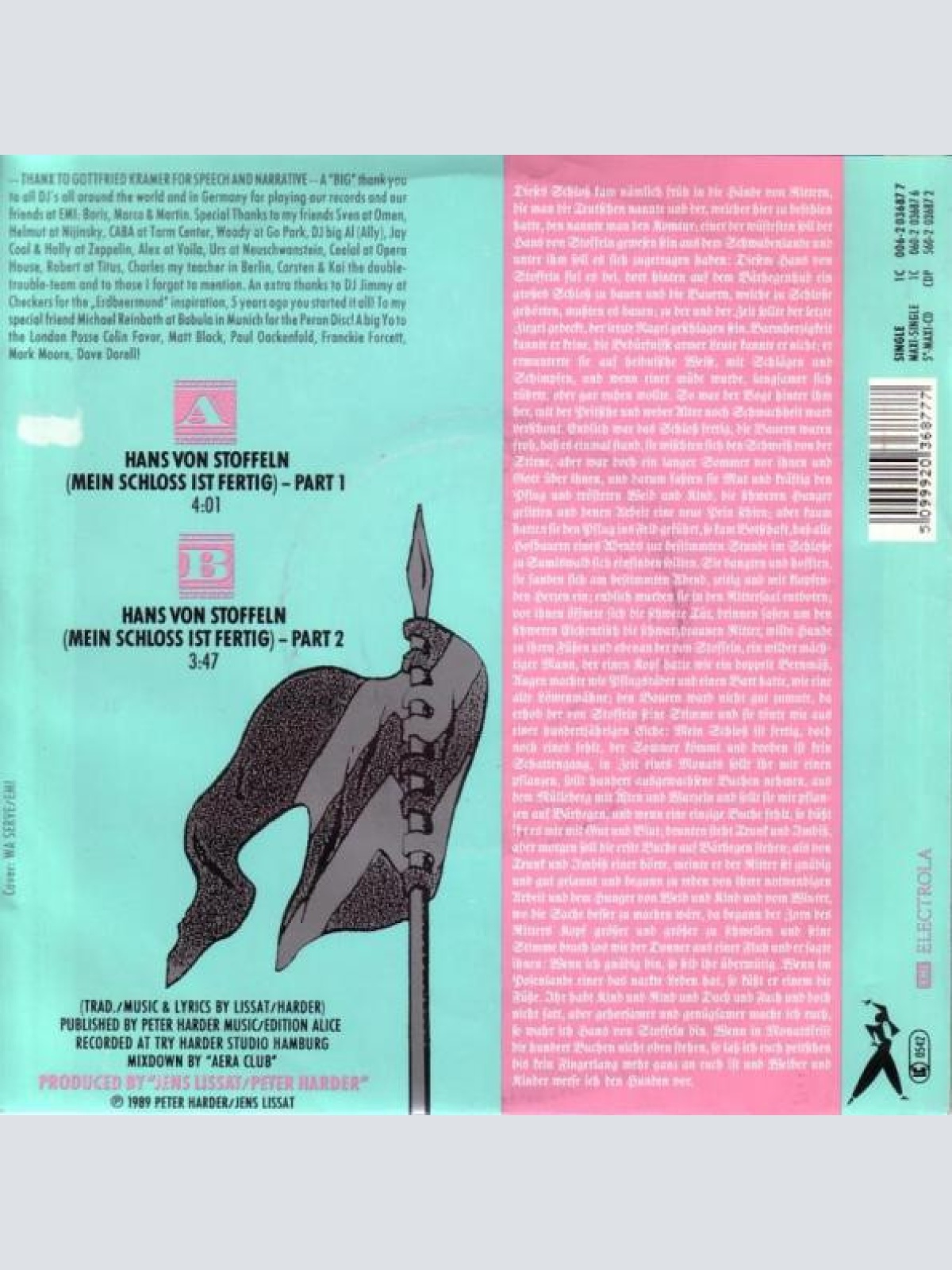 Vinyl / Komtur - Hans Von Stoffeln (Mein Schloss Ist Fertig)