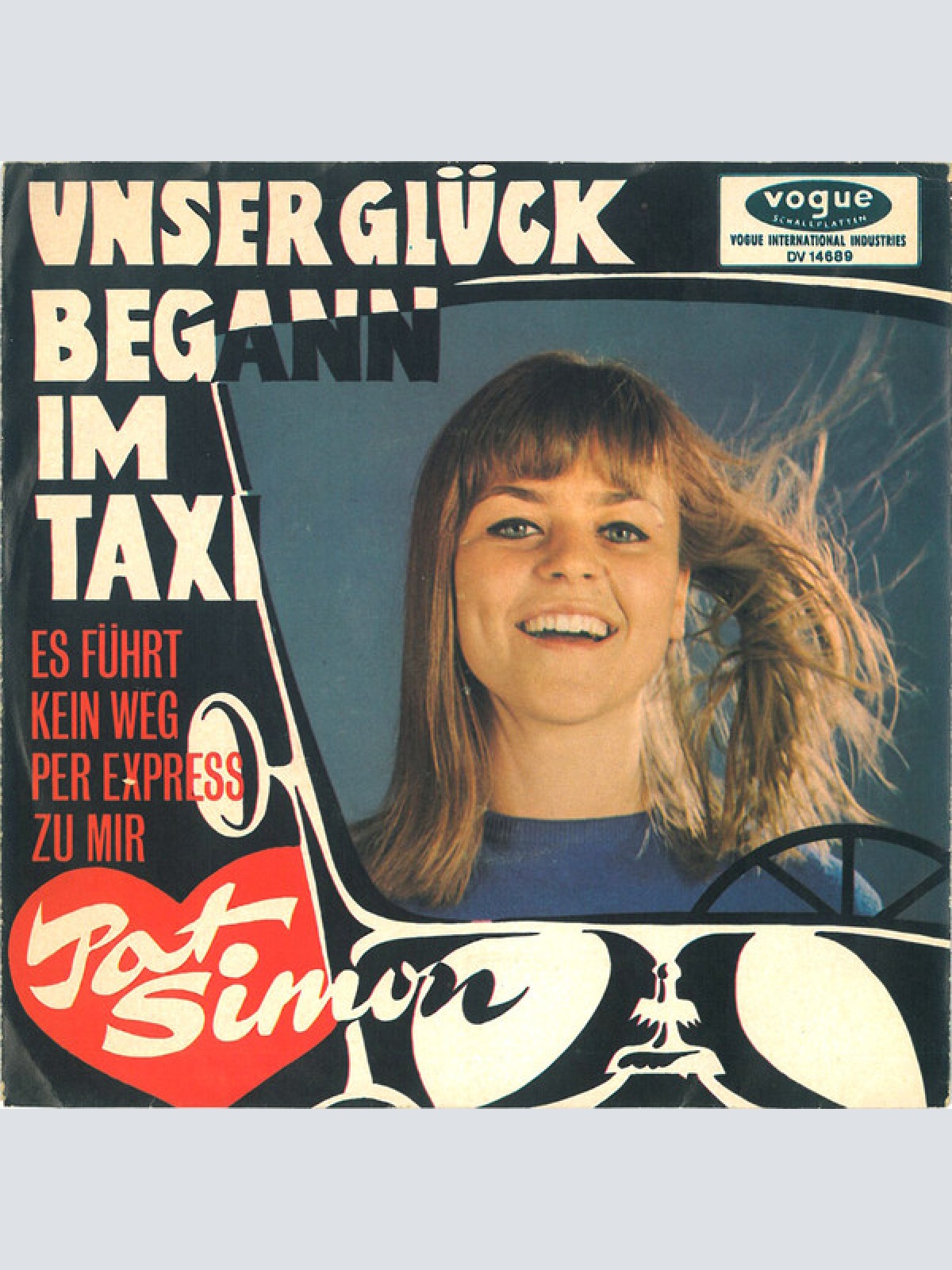 Vinyl / Pat Simon - Unser Glück Begann Im Taxi